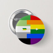 Aromantic Homosexuell-Button Button (Vorne & Hinten)