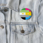 Aromantic Pansexual Button (Beispiel)