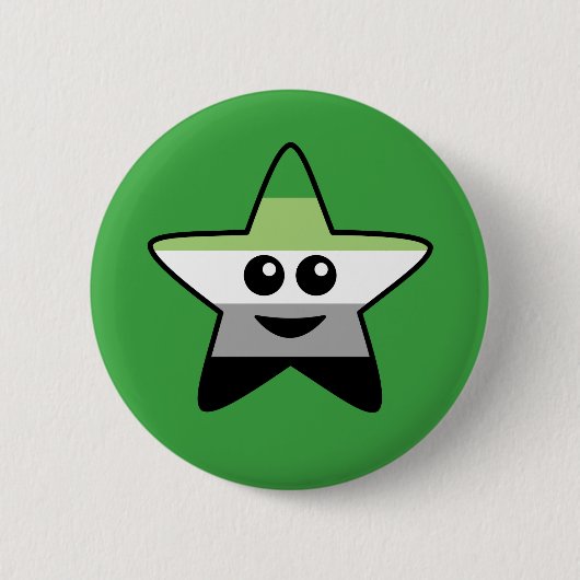 Aromantic Star Button (Vorderseite)