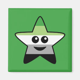 Aromantic Star Square Magnet