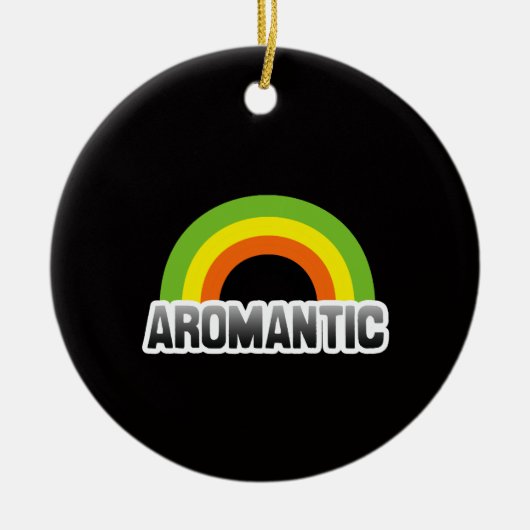Aromantic Stolz Keramikornament (Vorne)