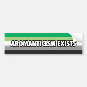 Aromanticism existiert Autoaufkleber