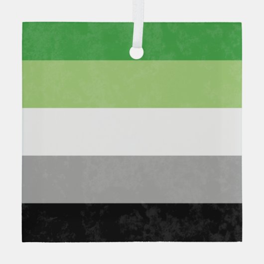 Aromantisch Ornament Aus Glas (Rückseite)