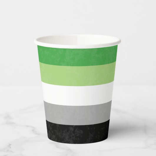 Aromantisch Pappbecher (Links)