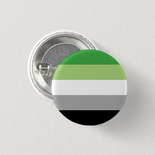 Aromantische/Aro-Priesterflagge Button (Vorne & Hinten)