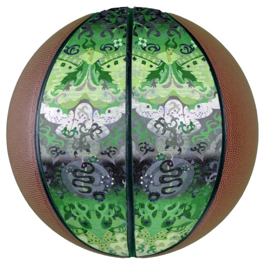 Aromantische Drachendamaske - Aro Pride Flag Farbe Basketball (Vertikal)