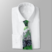 Aromantische Drachendamaske - Aro Pride Flag Farbe Krawatte (Gebunden)