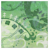 Aromantische Dragon Damask Aro Pride Flag Farben F Stoff (Nahaufnahme)