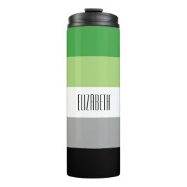 Aromantische Flag Thermal Tumbler Thermosbecher