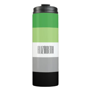 Aromantische Flag Thermal Tumbler Thermosbecher