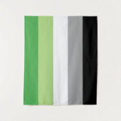 Aromantische Flagge 50 x 60 Wandteppich (Vorderseite)