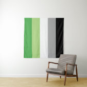 Aromantische Flagge 57 x 57 Wandteppich (Beispiel)