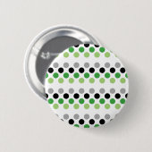 Aromantische Pride Flag Punkte Button (Vorne & Hinten)