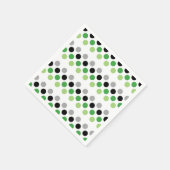 Aromantische Pride Flag Punkte Serviette (Ecke)