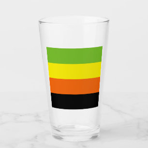 Aromantische Pride-Flagge Glas