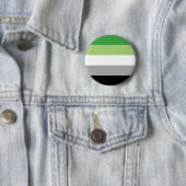 Aromantische Pride-Flagge LGBTQ Button (Beispiel)