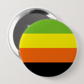 Aromantische Stolperflagge Button (Vorne & Hinten)
