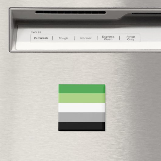 Aromantische Stolperflagge Magnet (In Situ (Geschirrspüler))