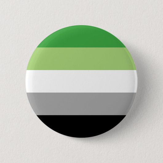 Aromantische Streifen Button (Vorderseite)
