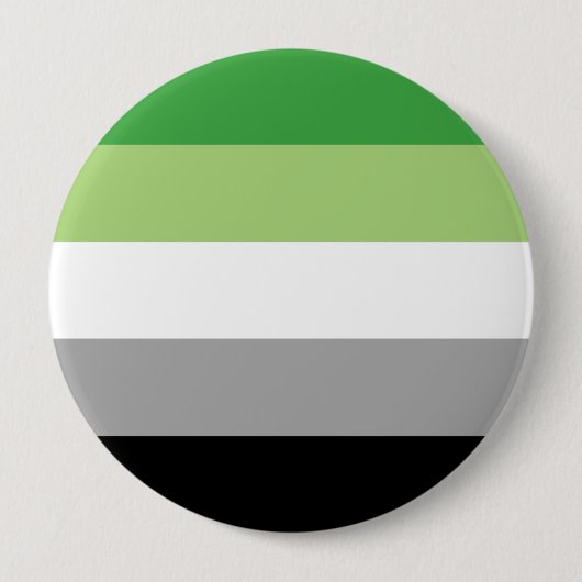 Aromantische Streifen Button (Vorderseite)
