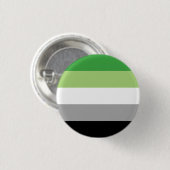 Aromantische Streifen Button (Vorne & Hinten)