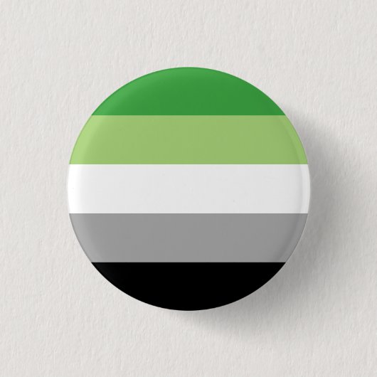 Aromantische Streifen Button (Vorderseite)