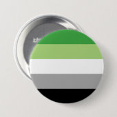 Aromantische Streifen Button (Vorne & Hinten)