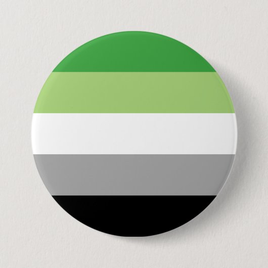 Aromantische Streifen Button (Vorderseite)