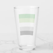 Aromantische Streifen Glas (Rückseite)