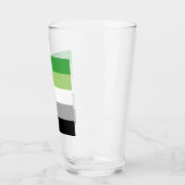 Aromantische Streifen Glas (Links)