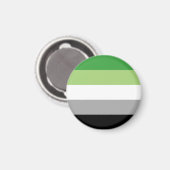 Aromantische Streifen Magnet (Vorderseite/Rückseite)