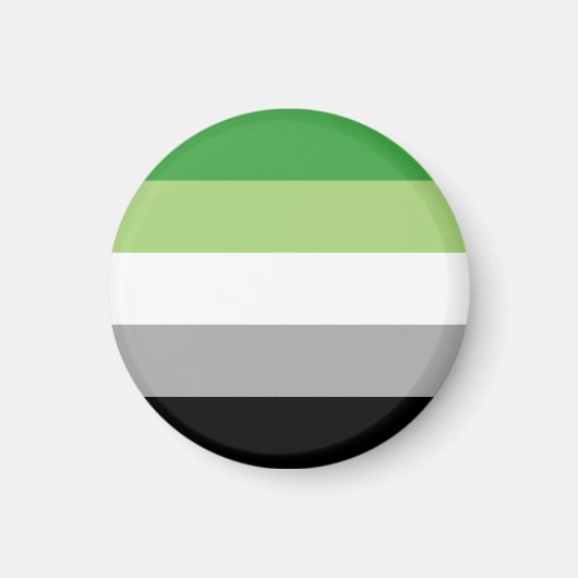 Aromantische Streifen Magnet (Vorne)
