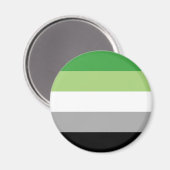 Aromantische Streifen Magnet (Vorderseite/Rückseite)