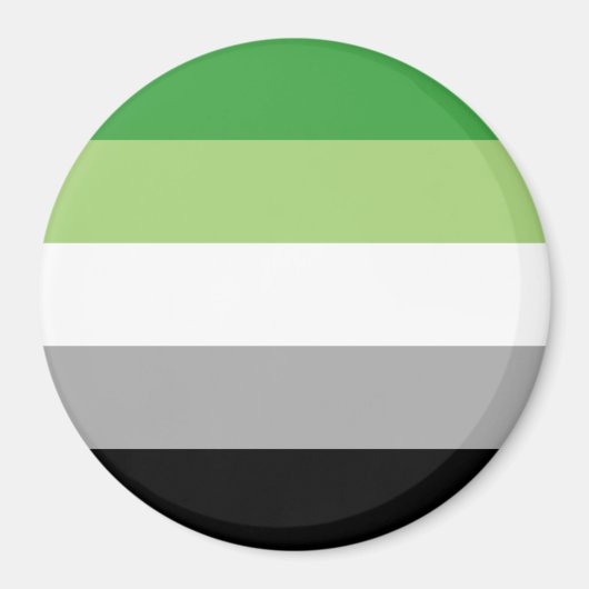Aromantische Streifen Magnet (Vorne)