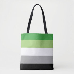 Aromantische Streifen Tasche