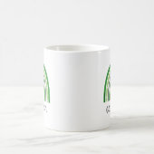 Aromantischer Regenbogen Personalisiert Kaffeetasse (Mittel)