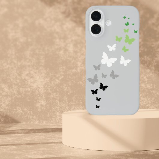 Aromantischer Schmetterlingsweg Case-Mate iPhone Hülle