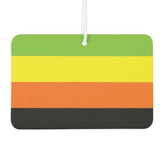 Aromantischer Stolz Autolufterfrischer (Vorderseite)