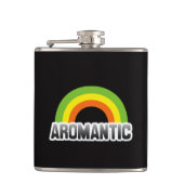 Aromantischer Stolz Flachmann (Vorderseite)