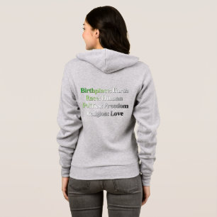Aromantischer Stolz - Geburtsort: Erde. Rasse: Men Hoodie