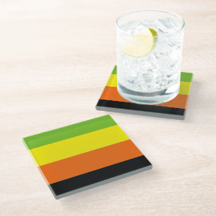 Aromantischer Stolz Glasuntersetzer
