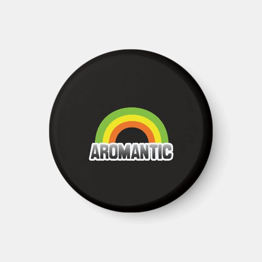 Aromantischer Stolz Magnet (Vorne)