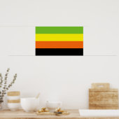 Aromantischer Stolz Poster (Küche)
