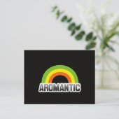 Aromantischer Stolz Postkarte (Stehend Vorderseite)