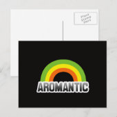 Aromantischer Stolz Postkarte (Vorne/Hinten)