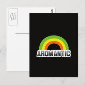 Aromantischer Stolz Postkarte (Vorne/Hinten)