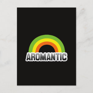 Aromantischer Stolz Postkarte