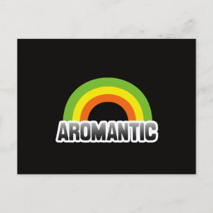 Aromantischer Stolz Postkarte