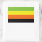 Aromantischer Stolz Rechteckiger Aufkleber (Tasche)