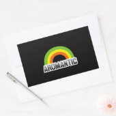 Aromantischer Stolz Rechteckiger Aufkleber (Umschlag)